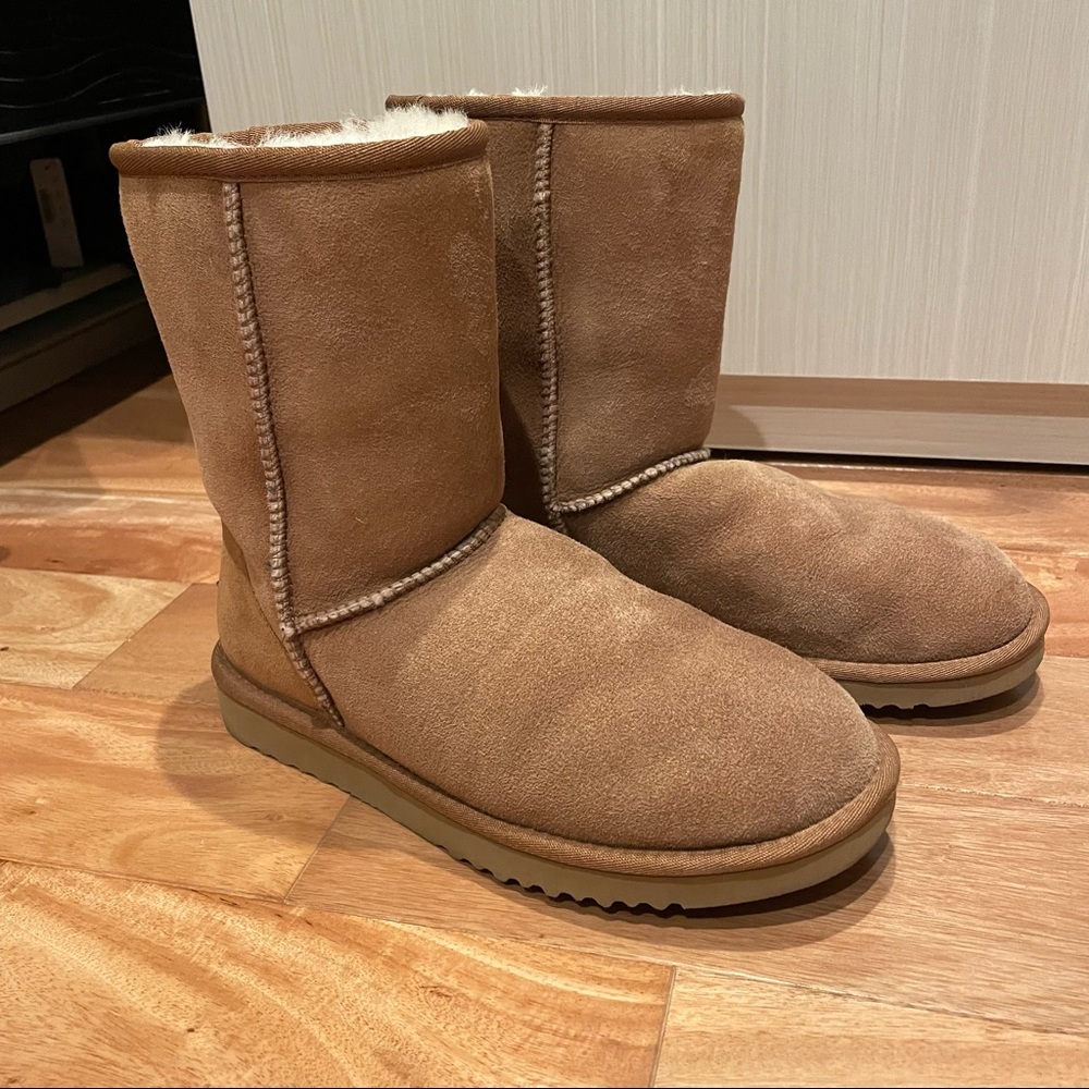Ugg Women’s Classic Short Boots Sheepskin Chestnut 8